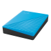 WD My Passport 4TB Portable External Hard Drive, Blue WD My Passport 4TB Portable External Hard Drive, Blue